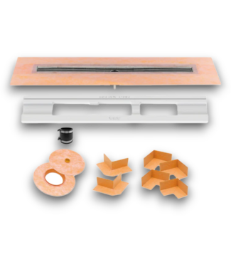 54405 Kerdi-line Stainless Steel Rectangle Flange