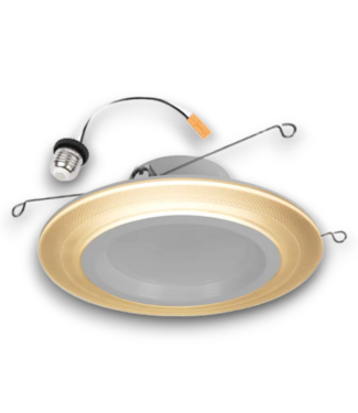 54406 6" Canless Baffle Downlight With Night Light
