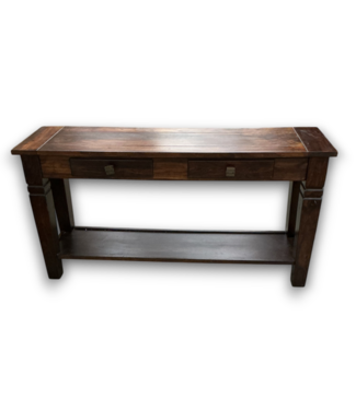 54410 Rustic Solid Wood Sofa Table