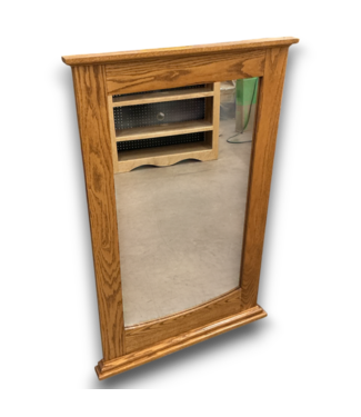 54423 Oak Framed Mirror 25.5" X 40.5"