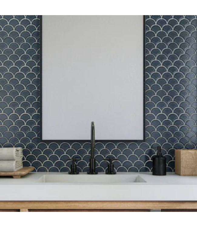 54425 Revalia Remix Radiant Blue Mosaic Wall Tile 40.8 Sq. Ft.