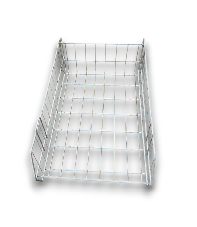 54434 Gray Vinyl Basket 2-pk