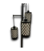 54439 Black Moroccan Floor Lamp