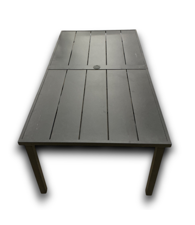 54442 Black Aluminum Patio Table