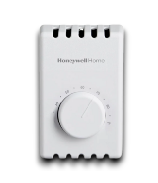 54449 White Electric Heat Thermostat