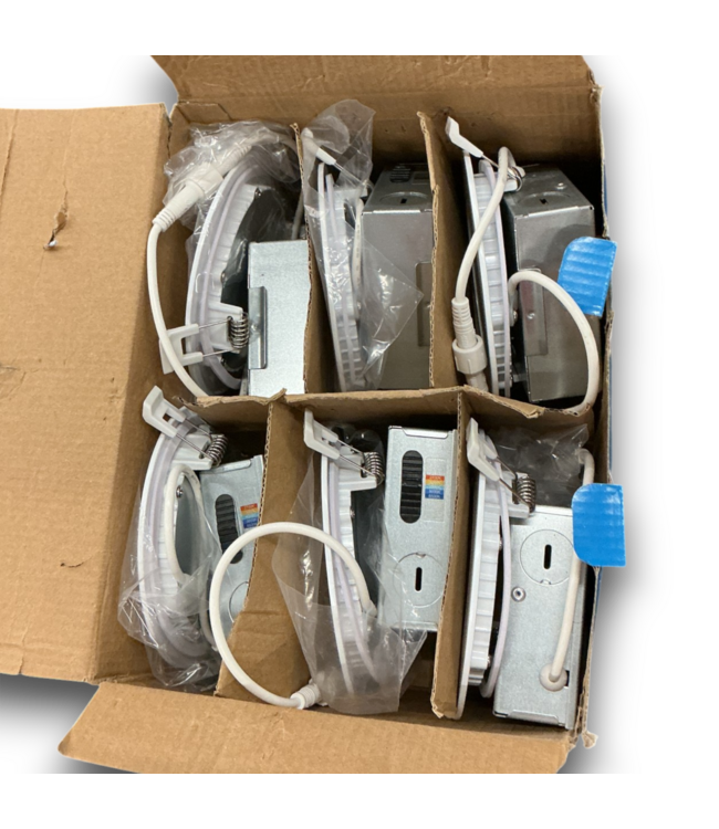 54459 6-pack Of 4” Led Recessed Light