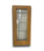 54461 Full Light Golden Oak Fiberglass Exterior Slab Door 36 X 80