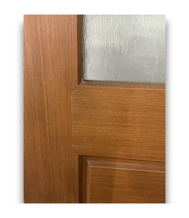 54480 36 X 80 Brown 3/4 Glazed Chord Glass Exterior Door