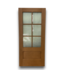 54480 36 X 80 Brown 3/4 Glazed Chord Glass Exterior Door