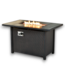 54483 42" Rectangle Propane Fire Pit Table Brown