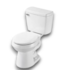 54486 Pro Flush Watesence White Toilet
