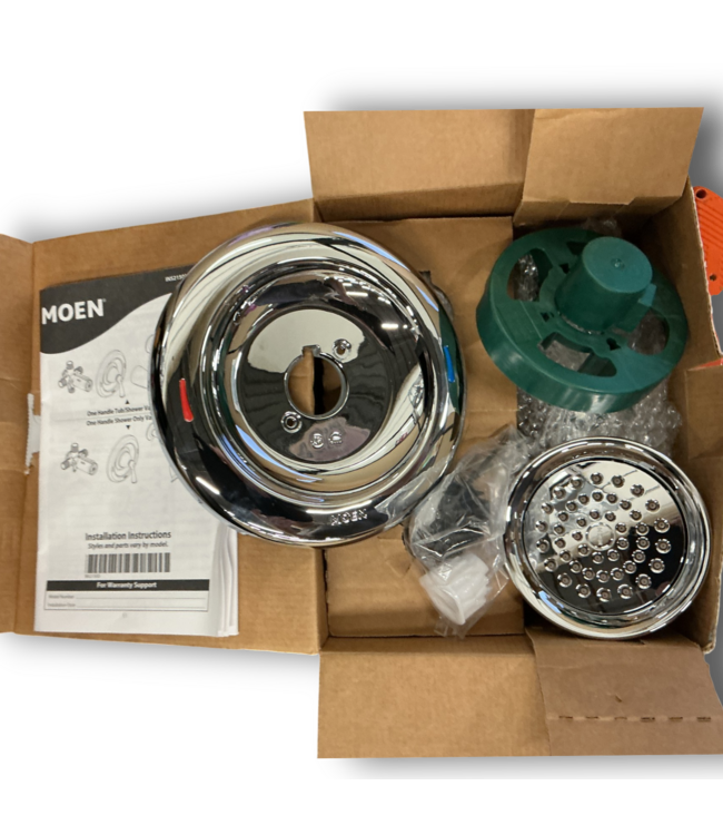 54487 Caldwell Chrome Round Bathtub And Shower Faucet