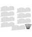54489 White Adirondack Edging Kit 8-pk