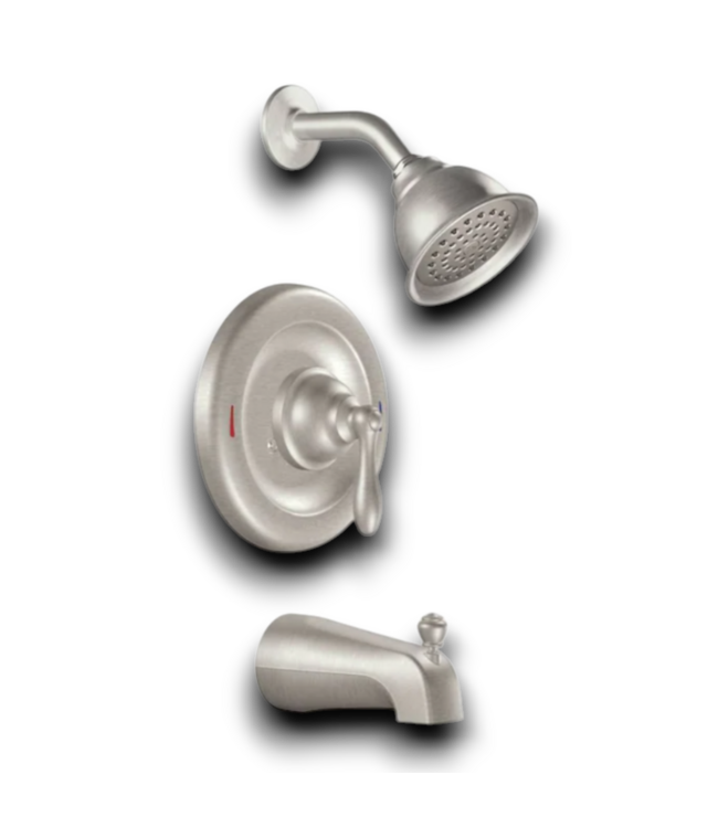 54490 Brushed Nickel Bathtub & Shower Faucet