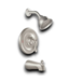 54490 Brushed Nickel Bathtub & Shower Faucet