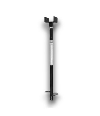 54491 Black Steel Adjustable Deck Support