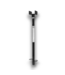 54491 Black Steel Adjustable Deck Support