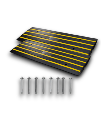 54497 Curb Ramp 2 Pack Rubber Driveway Ramps