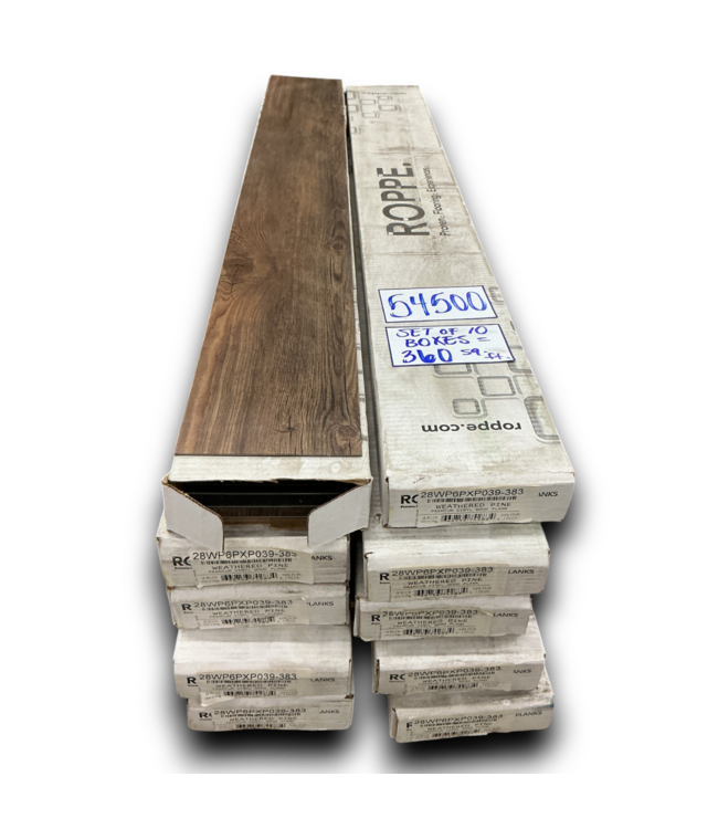 54500 Weathered Pine Premium Vinyl Wood Plank 360 Sq. Ft.