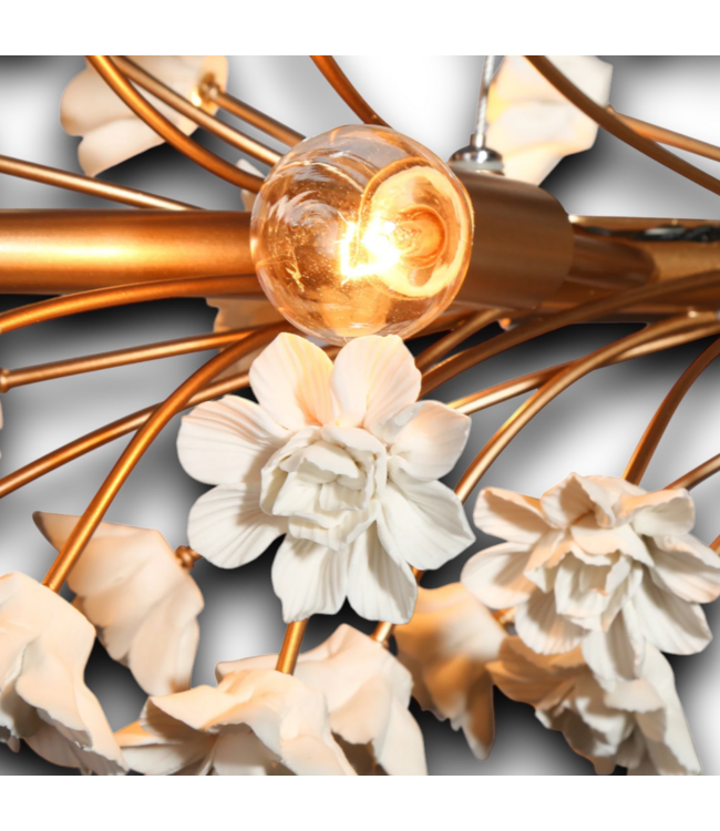 54512 Blooming Flowers 6-light Pendant Light