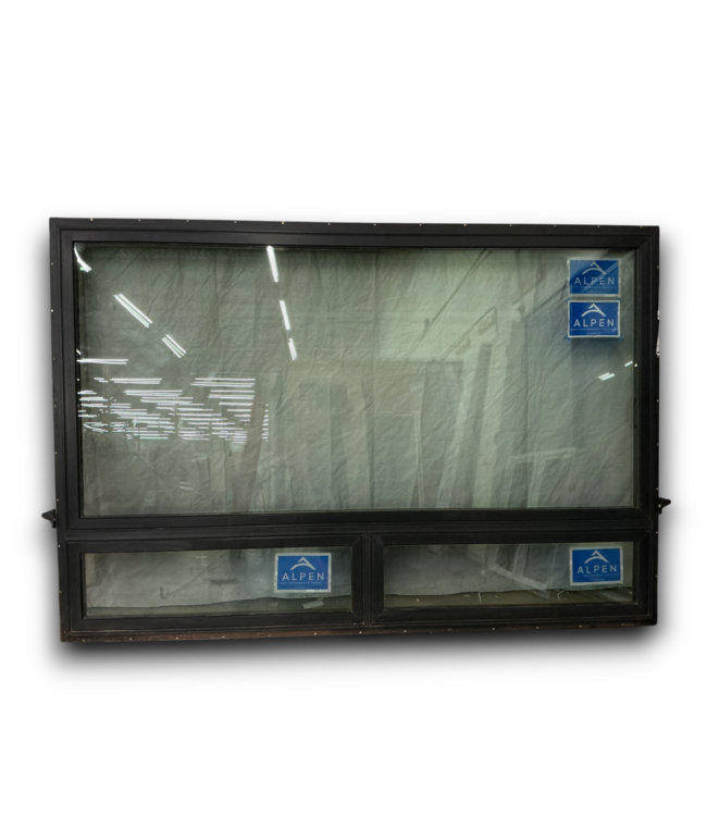 54513 Fiberglass Frame Fixed 3 Panel Window 106.5"w X 72.5"h.