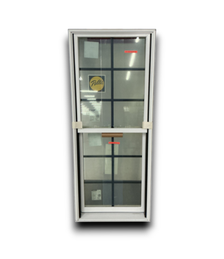 54519 24 X 57 H White Double Hung Grid Window