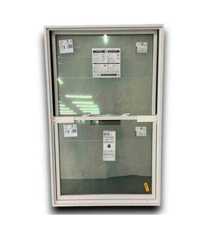 54522 35 X 57 White Aluminum Double Hung Window