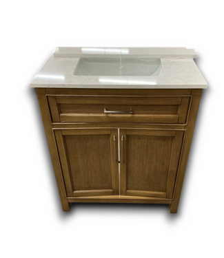 54534 Golden Oak Bathroom Vanity 30"