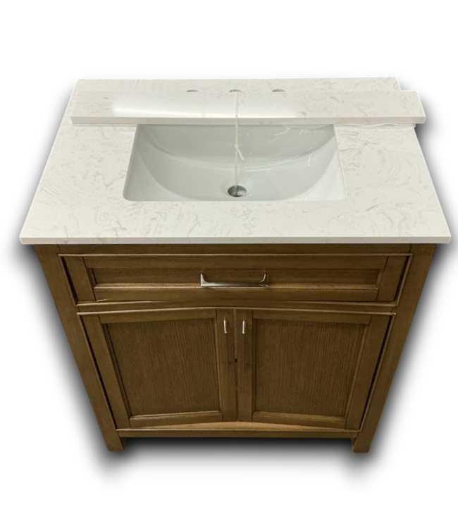 54534 Golden Oak Bathroom Vanity 30"