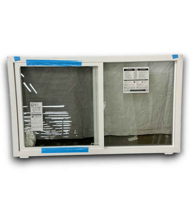54535 White Vinyl Sliding Window
