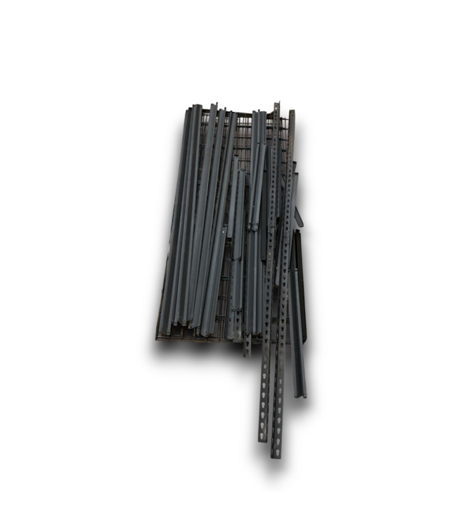54544 Garage Shelving Metal Adjustable 5 Tier Storage Rack 60"w