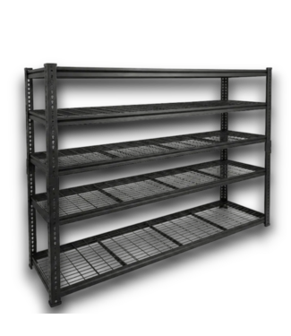 54544 Garage Shelving Metal Adjustable 5 Tier Storage Rack 60"w