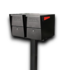 54550 Black 2-way Spreader Mailbox Hardware
