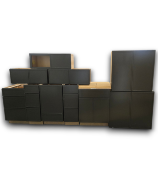 54547 Truffle Brown Cabinet Set Of 10-pcs