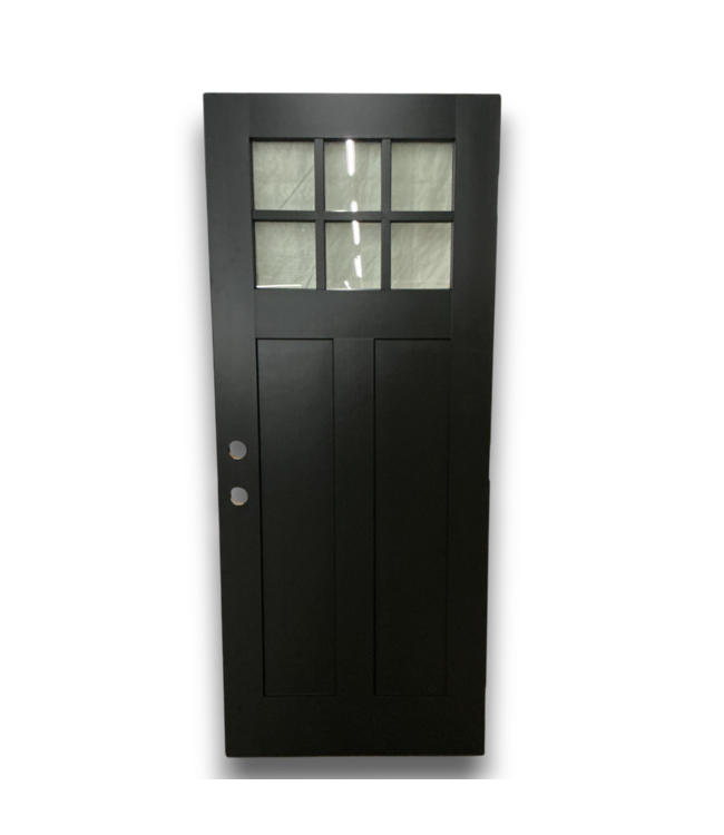 54560 32 X 77 Black And White Exterior Door