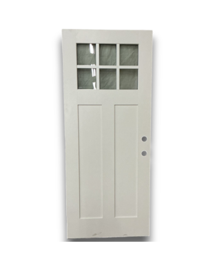 54560 32 X 77 Black And White Exterior Door