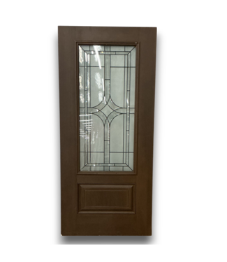 54563 36 X 80 3/4 Light Huxley Decorative Glass Exterior Door