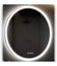 54571 Polished Frameless Round Led Lighted Fog Free Mirror