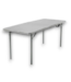 54572 Gray Fold-in-half Resin Indoor/outdoor Banquet Table