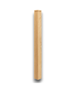 54584 Craftsman Unfinished Red Oak Stair Newel Post