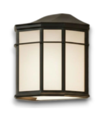 54585 9.5” H Matte Black Wall Light Hardwired