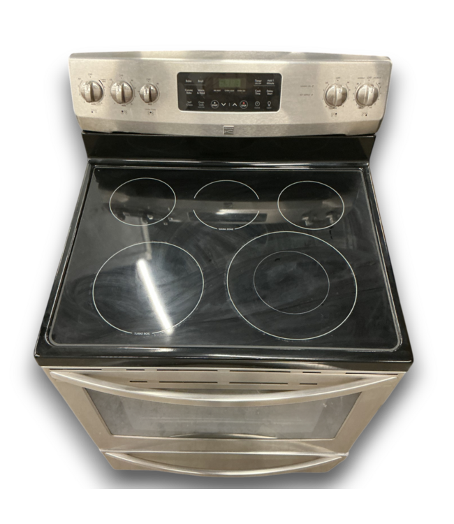 54578 5 Burner Flat Top Stainless Steel Electric Range 30"