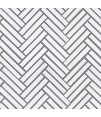 54591 White Mosaic Wall & Floor Tile Set Of 3 Boxes