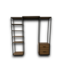 54595 Camryn 3 Pc Clothing Rack Storage Tower Set