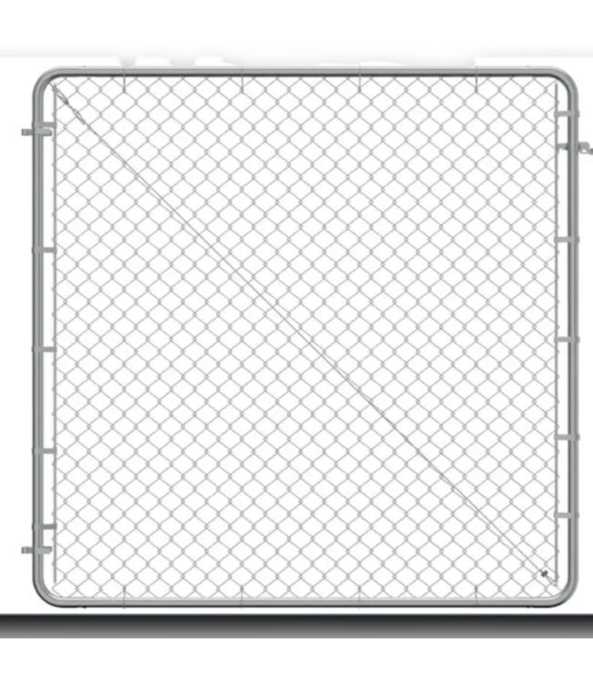 54604 Adjustable Metal End Weave Walk-thru Chain Link Fence Gate