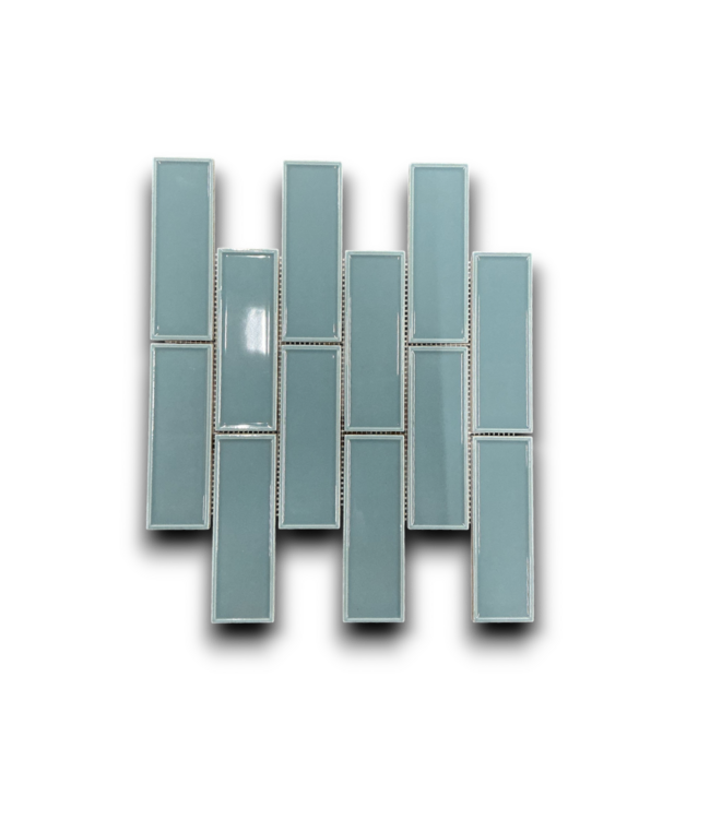 54605 Glossy Marina Mosaic Tile Set Of 3 Boxes (37 Sq. Ft.)