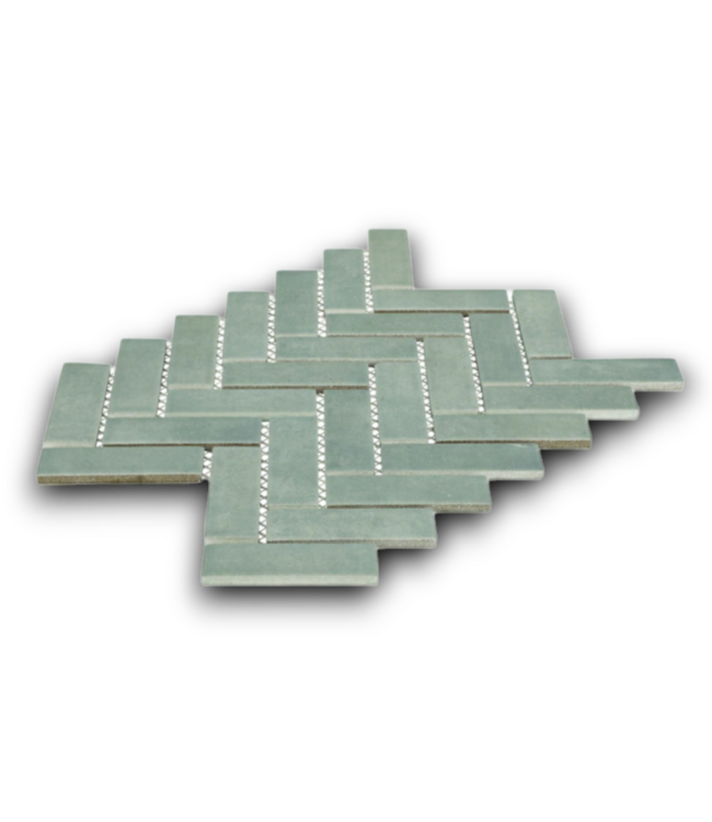 54602 Seafoam Mosaic Tile Set Of 2.5 Boxes (18 Sq. Ft.)
