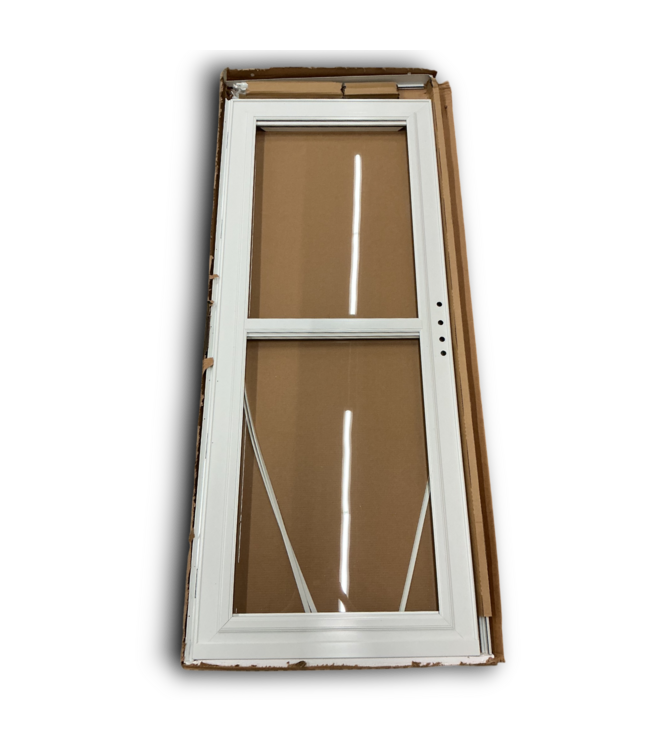 54608 32 X 80 White Full Light Aluminum Storm Door