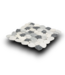 54613 Nero Quartz Mosaic Tile Set Of 3 Boxes (35 Sq. Ft)