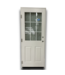 54615 30 X 80 Prehung White Half Light Exterior Door